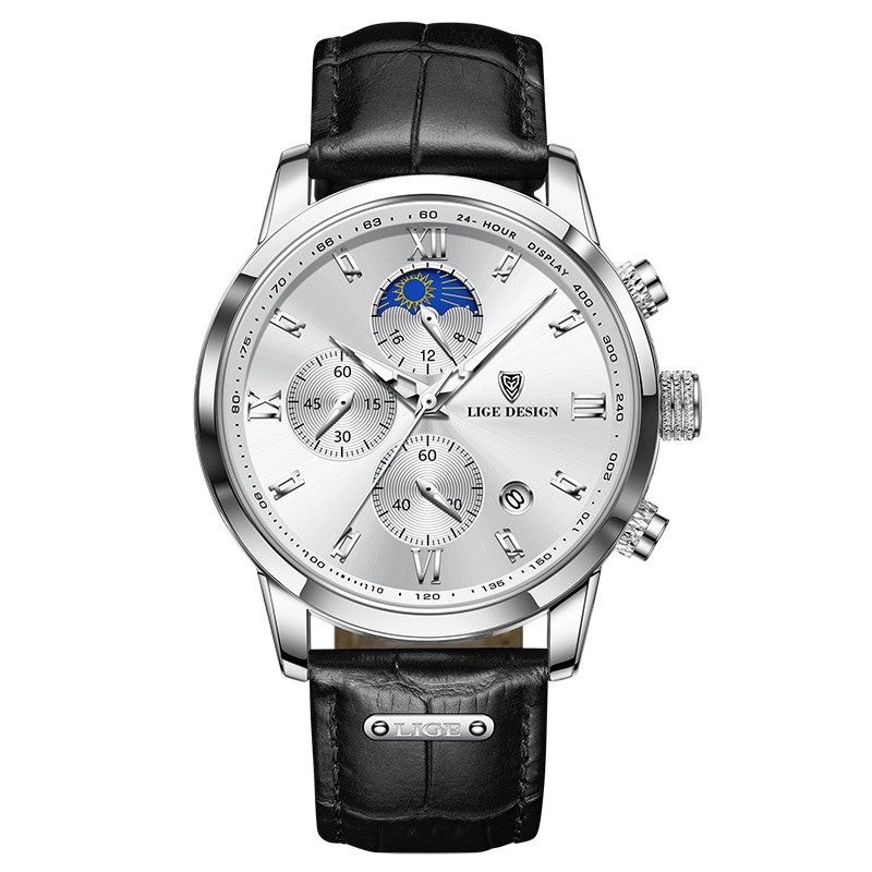 LIGE Chronograph Moonphase Men’s Watch