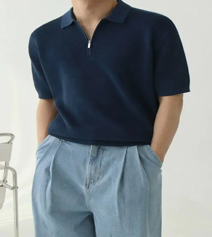 Modern Zip Polo
