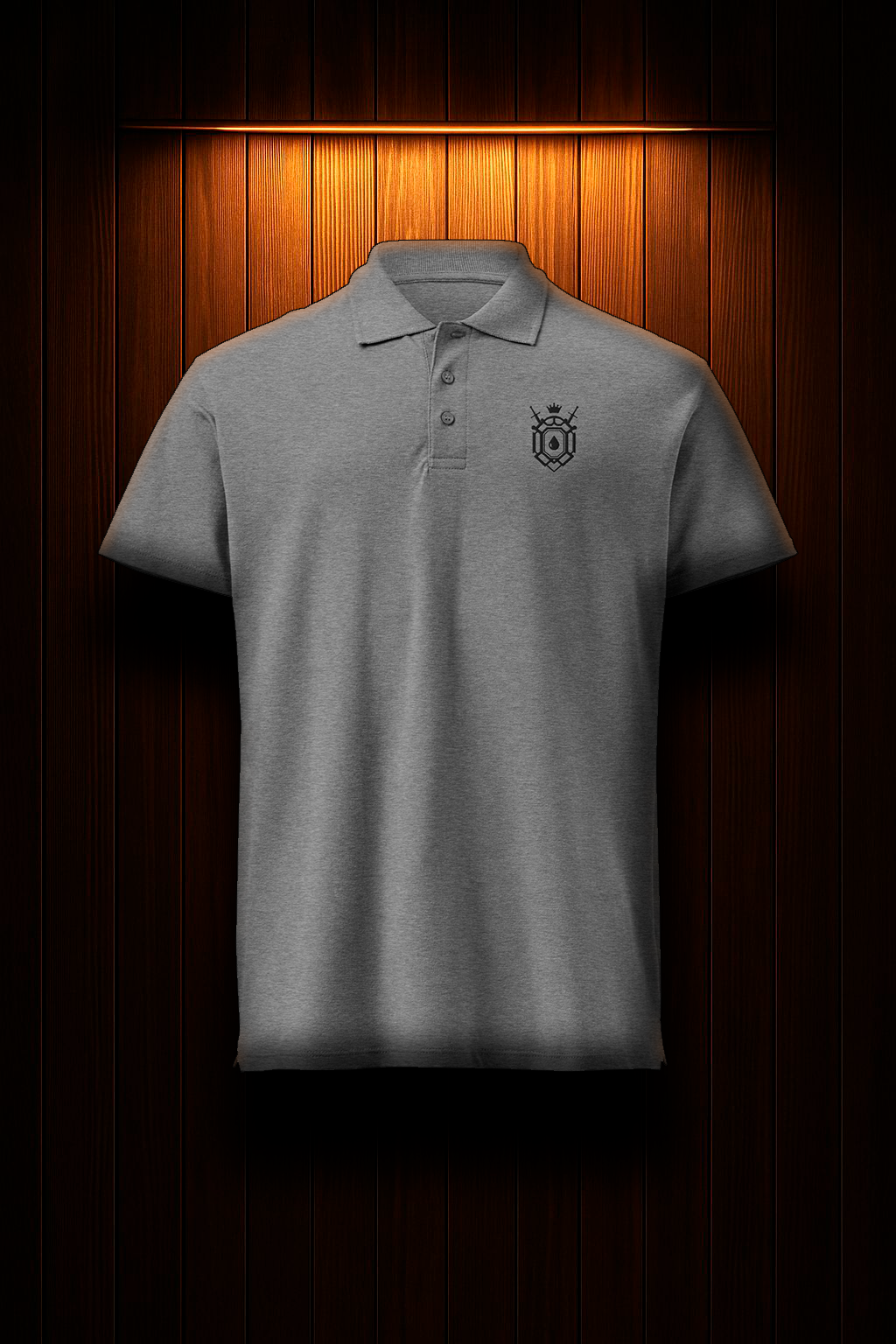 Grey Elite Polo